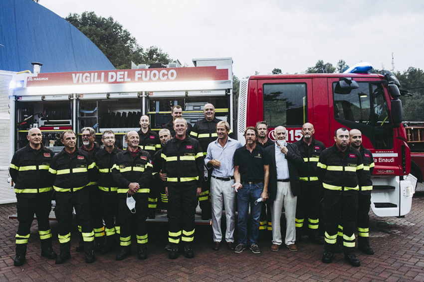 Dogliani Una Nuova Autopompa Per I Vigili Del Fuoco Volontari Grazie Alla San Giacomo Charitable Foundation Fotogallery Targatocn It
