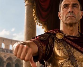Vannacci come un gladiatore fa 'giustiziare' Schlein e Conte in video Ia, opposizioni insorgono