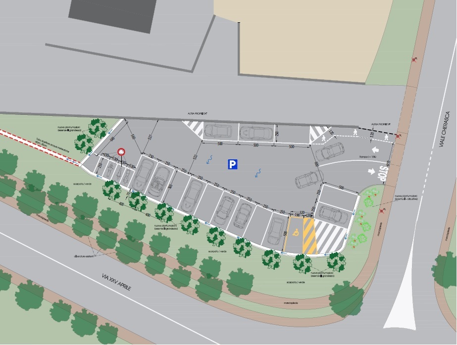 Alba: giovedì 22 ottobre partono i lavori per un nuovo parcheggio tra viale Cherasca e via XXV Aprile Alba: giovedì 22 ottobre partono i lavori per un nuovo parcheggio tra viale Cherasca e via XXV Aprile