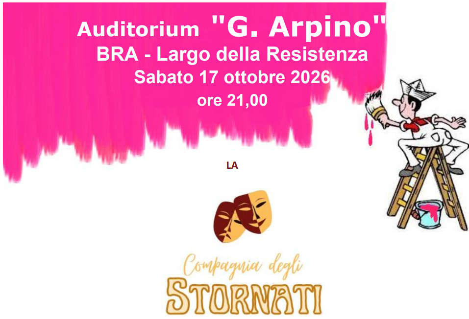 "Prestazione occasionale" va in scena all'Auditorium Arpino di Bra "Prestazione occasionale" va in scena all'Auditorium Arpino di Bra