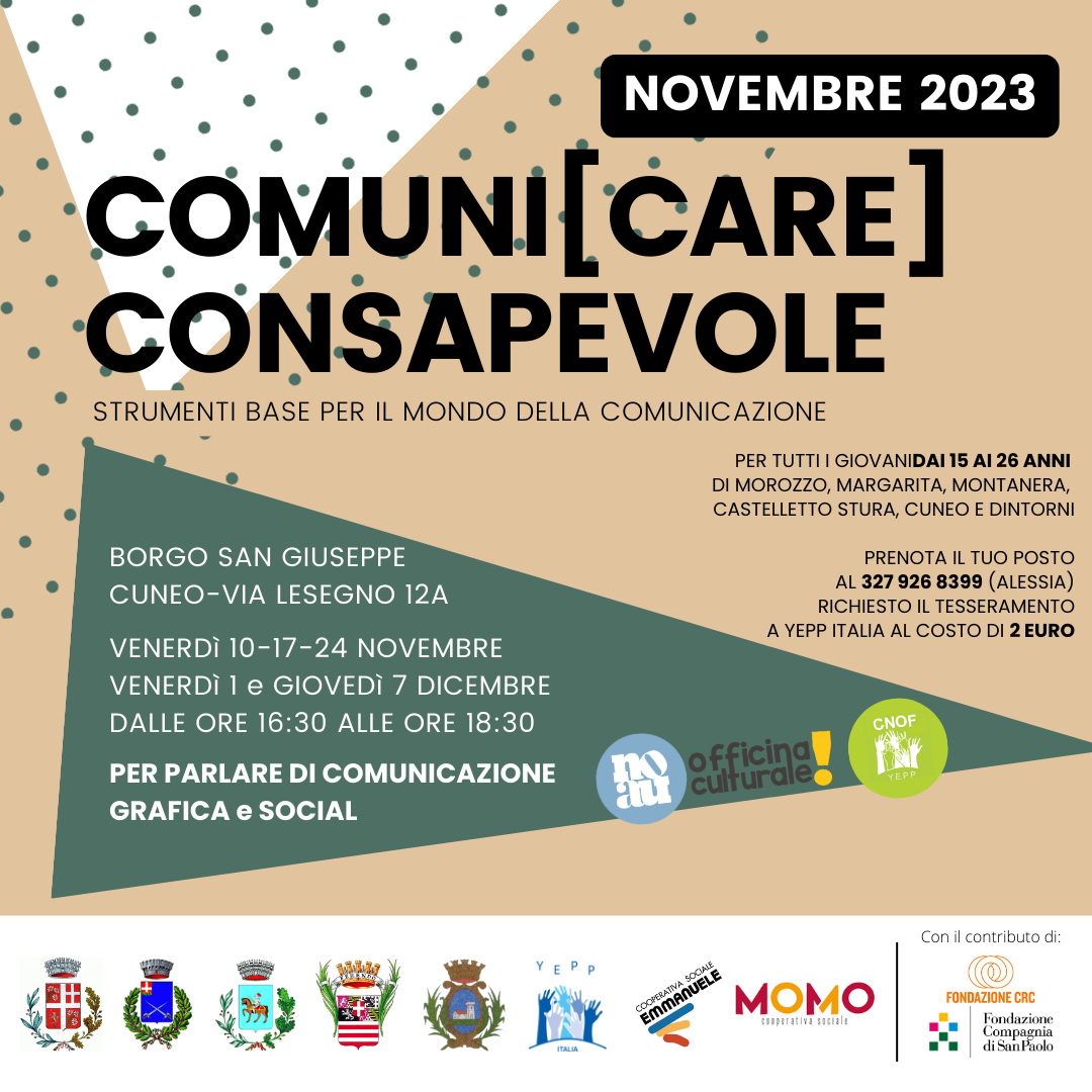 Cuneo, al via un corso di comunicazione, social e grafica Cuneo, al via un corso di comunicazione, social e grafica