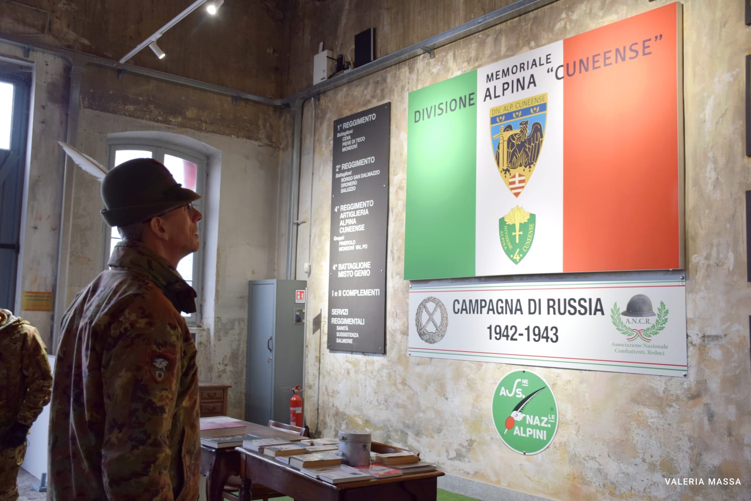 Stamattina la visita del generale Risi al Memoriale Divisione Alpina ...