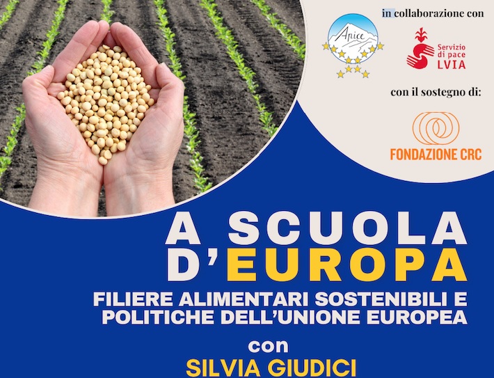 Filiere alimentari sostenibili e politiche UE: se ne parla giovedì 20 febbraio a Boves Filiere alimentari sostenibili e politiche UE: se ne parla giovedì 20 febbraio a Boves