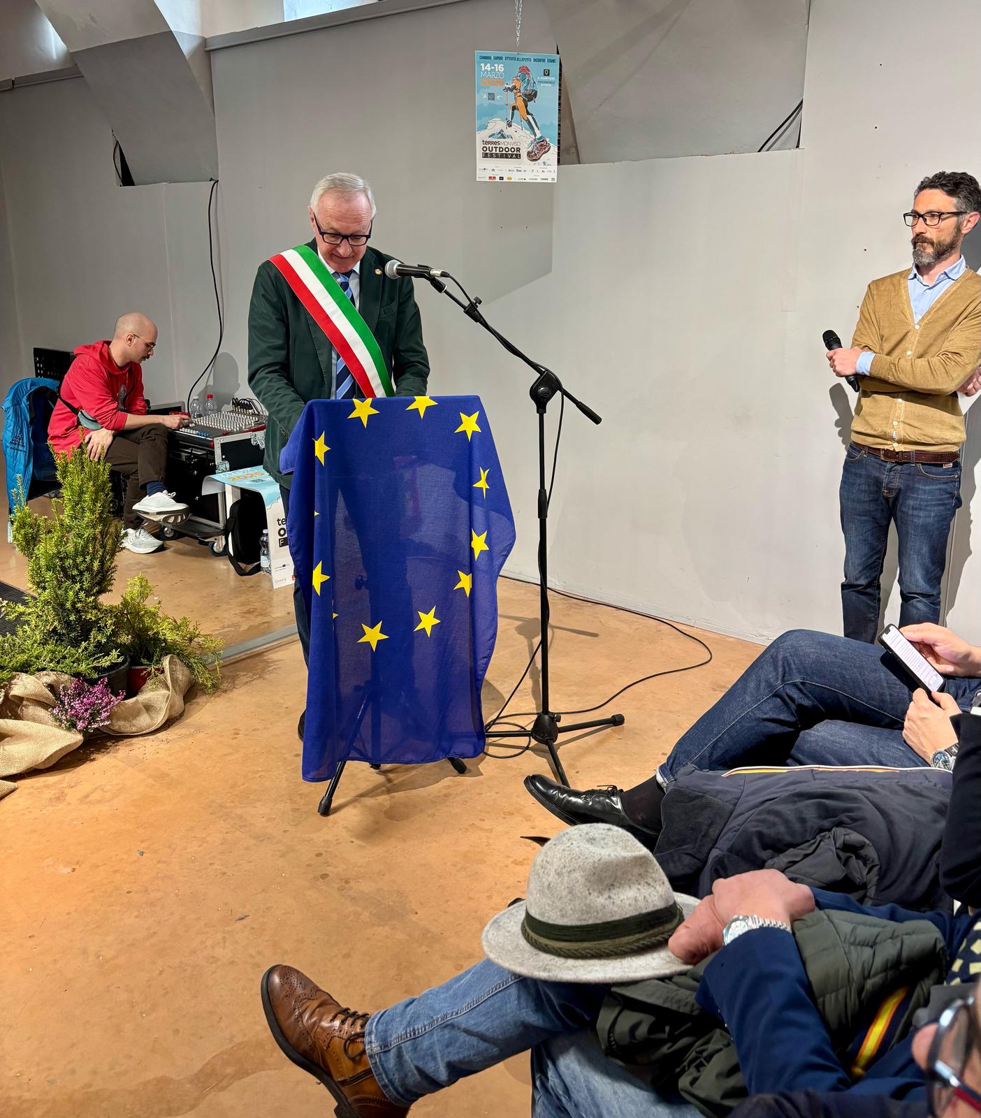 Il sindaco di Saluzzo Franco Demaria