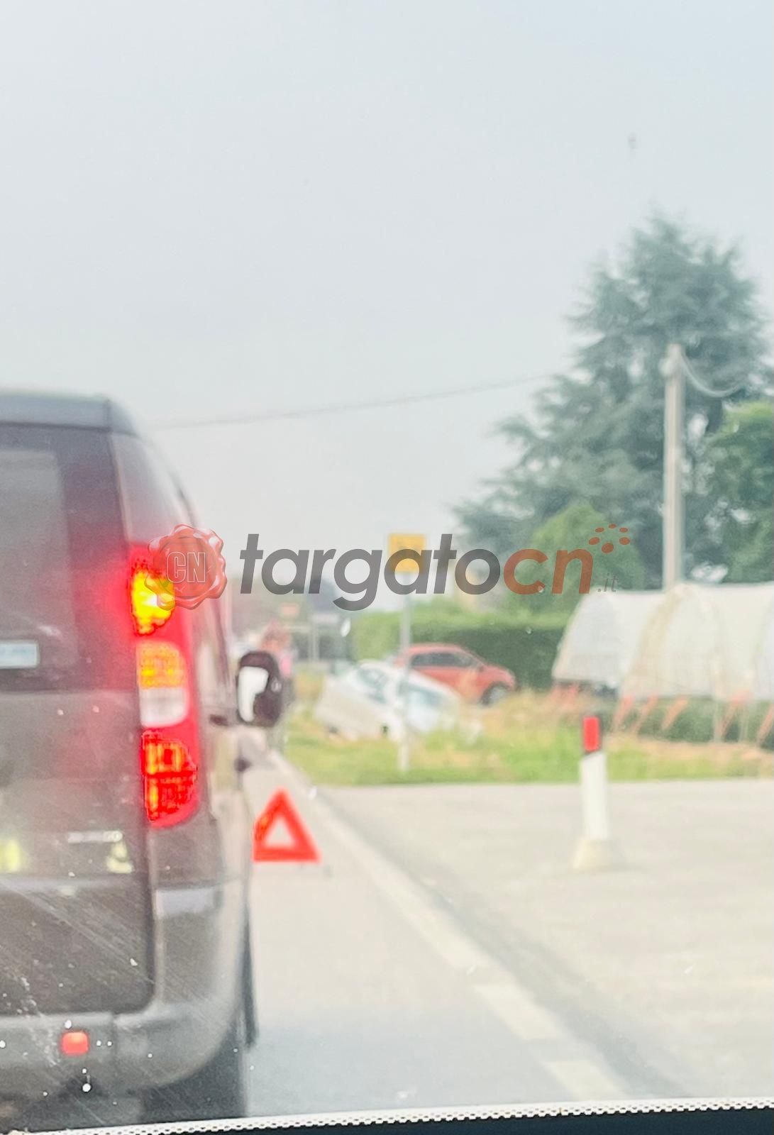 Incidente in frazione San Bernardo tra Passatore e San Rocco di Bernezzo: strada chiusa Incidente in frazione San Bernardo tra Passatore e San Rocco di Bernezzo: strada chiusa