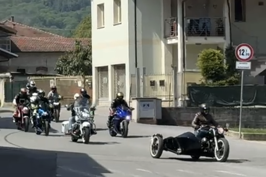A Montefallonio decine e decine di centauri per la benezione delle moto [VIDEO]