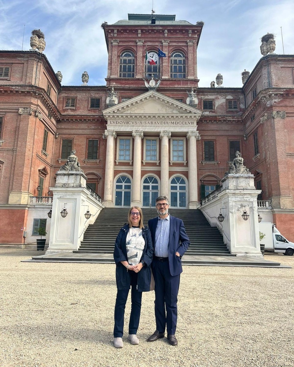 Racconigi, al sopralluogo al Castello Reale i consiglieri Dem Mauro Calderoni ed Emanuela Verzella Racconigi, al sopralluogo al Castello Reale i consiglieri Dem Mauro Calderoni ed Emanuela Verzella