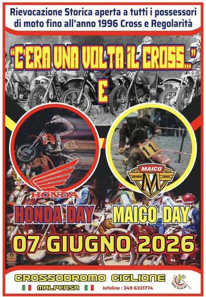 MOTORI / Domenica 7 giugno torna alla Malpensa “C’era una volta il Cross”