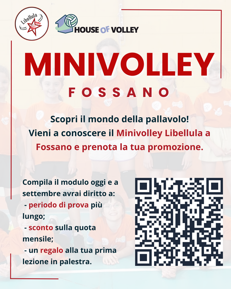 Minivolley Libellula Volley: aperte le manifestazioni di interesse per ...