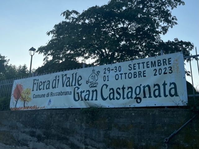 Roccabruna si prepara per la Gran Castagnata e Fiera di Valle