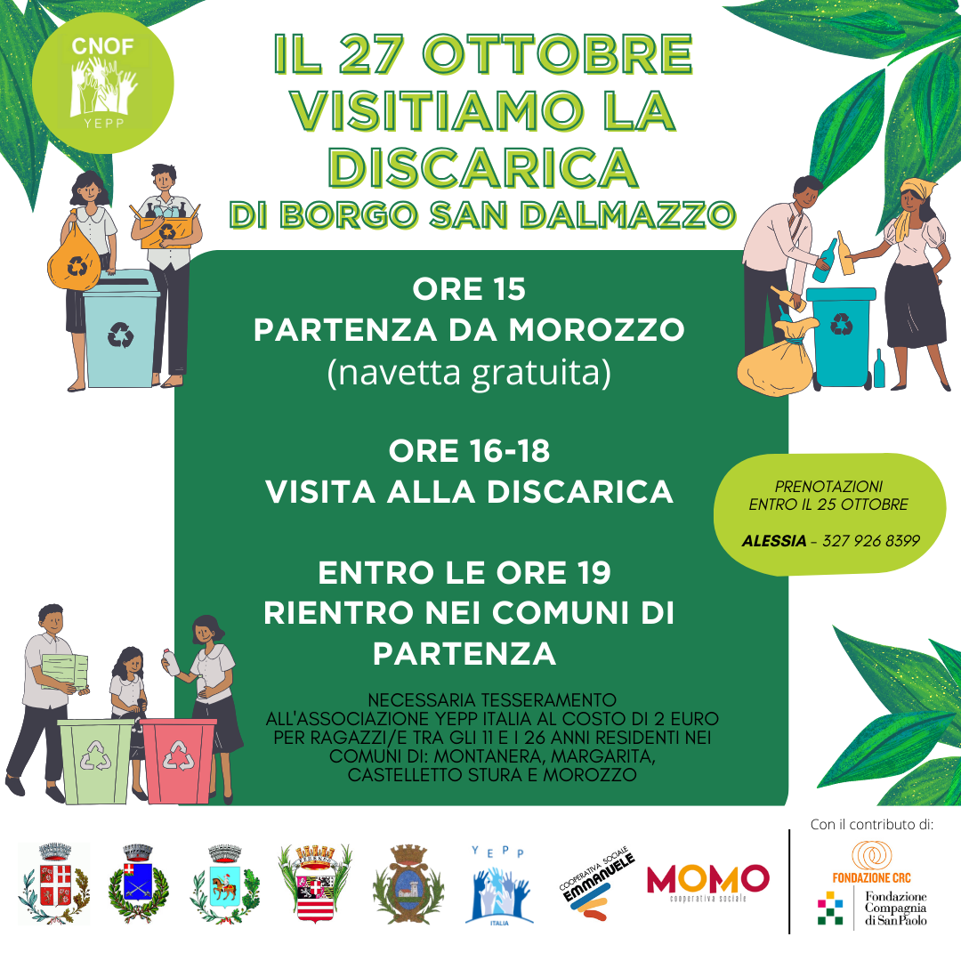 Come si smaltiscono i rifiuti? Visita gratuita al centro ACSR di Borgo San Dalmazzo Come si smaltiscono i rifiuti? Visita gratuita al centro ACSR di Borgo San Dalmazzo