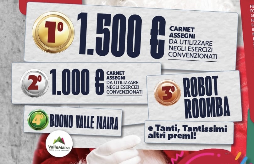 Attesissima a Dronero l’estrazione della Lotteria di Natale – Il Bottegone Attesissima a Dronero l’estrazione della Lotteria di Natale – Il Bottegone