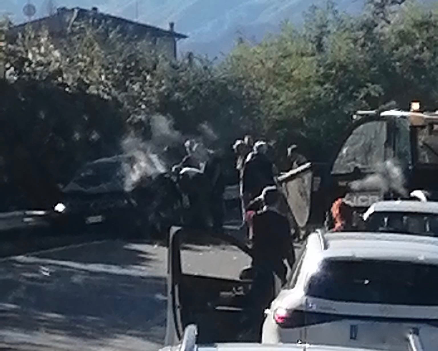 Due incidenti alle porte di Cuneo: traffico in tilt a Madonna dell’Olmo e sul viadotto Soleri Due incidenti alle porte di Cuneo: traffico in tilt a Madonna dell’Olmo e sul viadotto Soleri