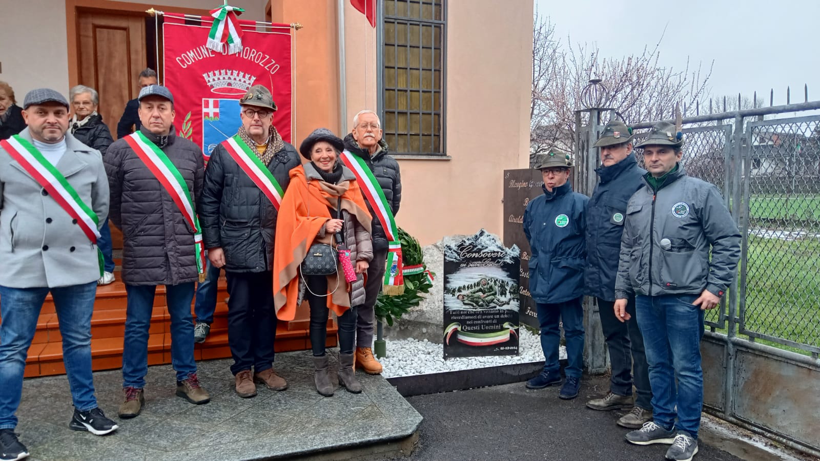 Inaugurato a Consovero il nuovo monumento ai Caduti della Seconda ...