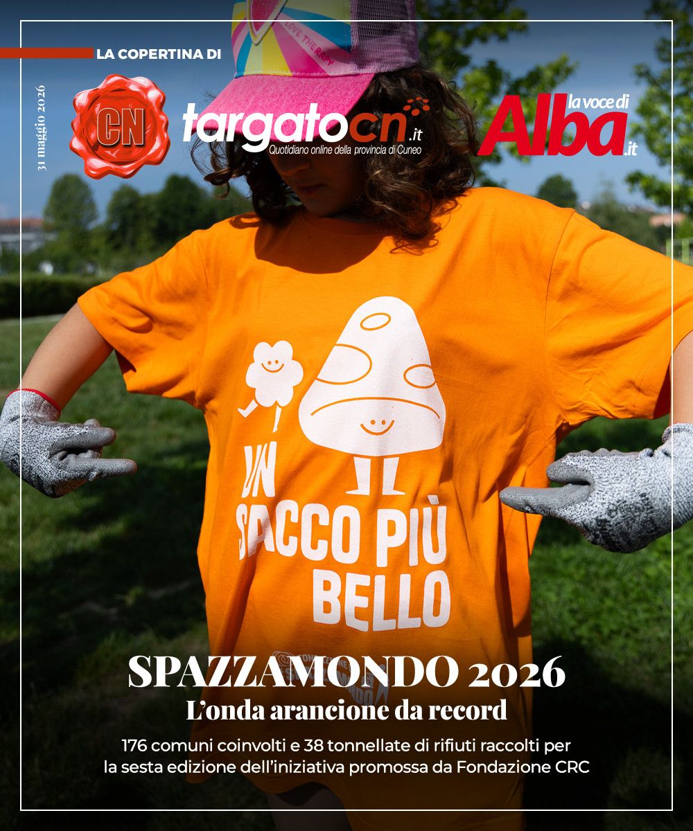 22mila cittadini impegnati in 176 Comuni della provincia, per una raccolta complessiva pari a 9.800 sacchi di rifiuti: sono alcuni numeri della edizione 2026 di "Spazzamondo", la grande giornata di volontariato ambientale promossa dalla Fondazione CRC