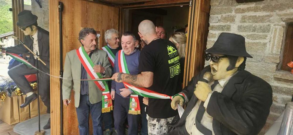 Un momento dell'inaugurazione