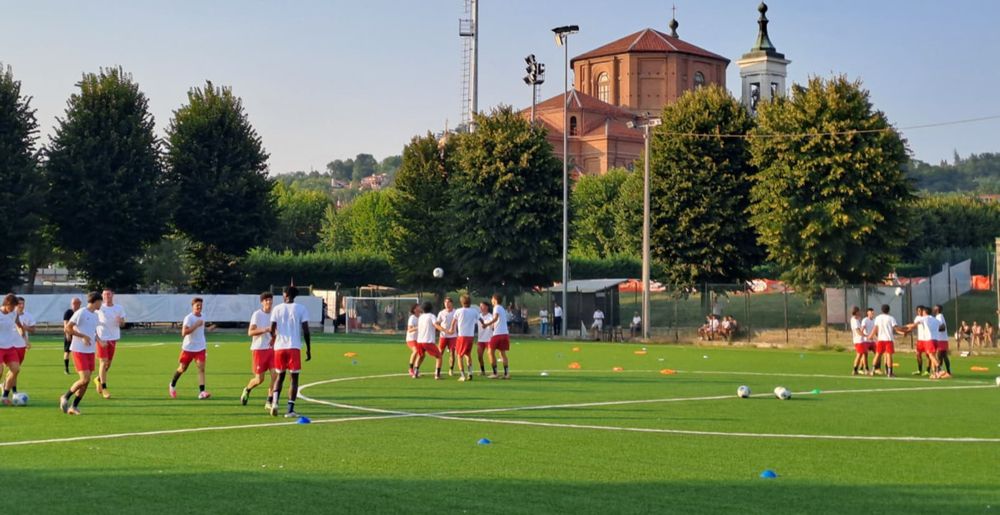 Il Bra durante una sessione di allenamento