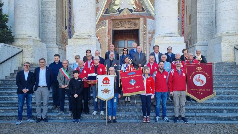 Il Gruppo comunale di Bra della Fidas in festa alla Madonna dei fiori