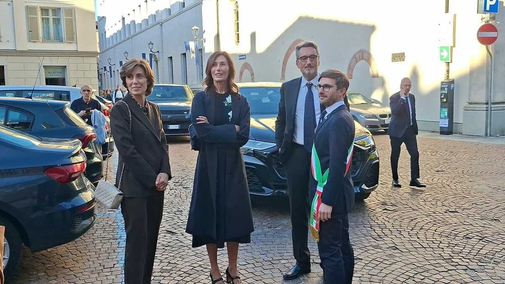 Giovanni Ferrero con la moglie Paola Rossi Giovanni Ferrero con la moglie Paola Rossi