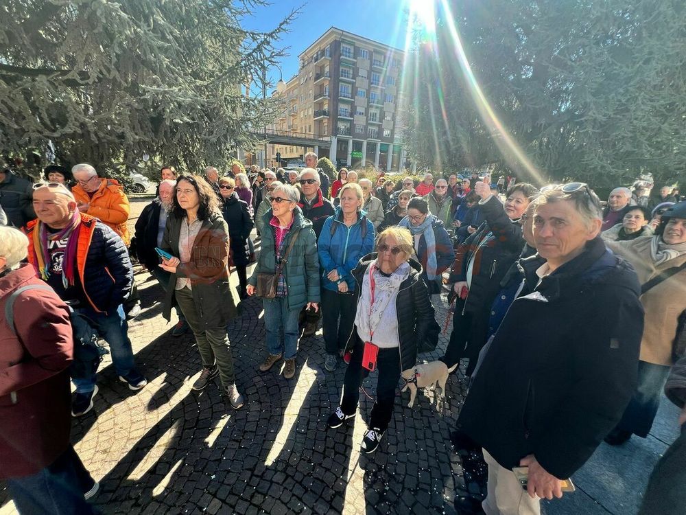 Le proteste del febbraio scorso in piazza Europa