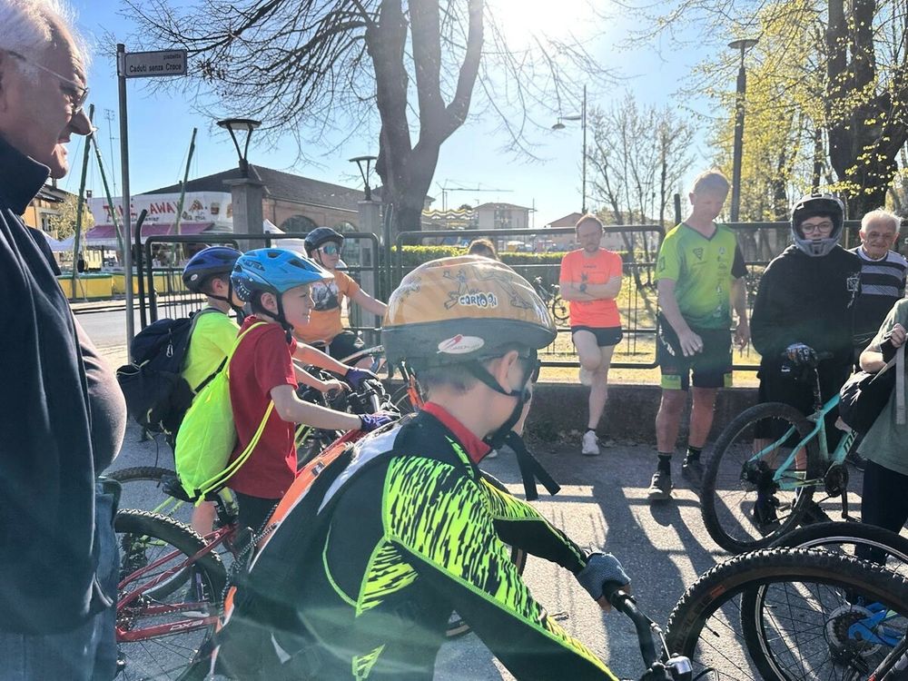 Trinità, buon inizio per il corso di mountain bike organizzato dalla SC Trinità del presidente Cavallero