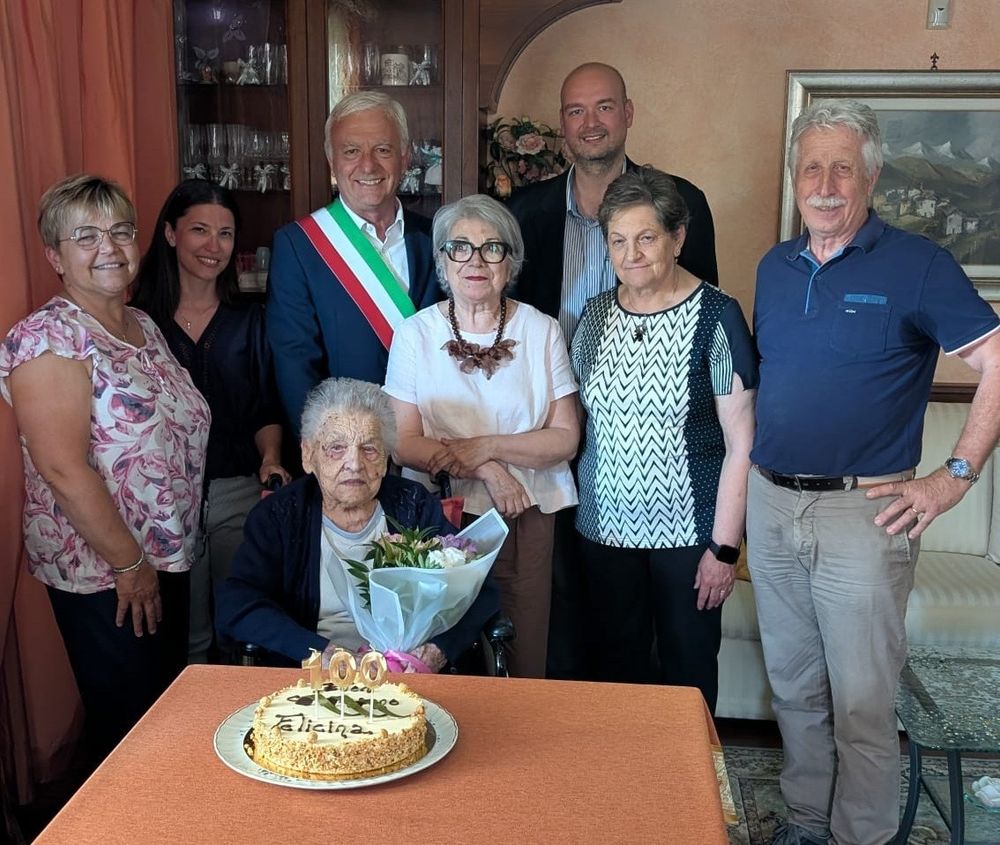 Cherasco festeggia i 100 anni di Secondina Anselmo, per tutti Felicina