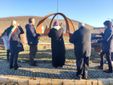 Nelle foto alcuni momenti dell'inaugurazione e della presentazione tenuta presso la cantina Terre del Barolo