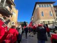 Scatti dalla manifestazione in corso a Cuneo Scatti dalla manifestazione in corso a Cuneo