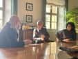 Il municipio il commiato dal comandante dei Carabinieri