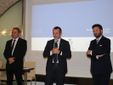 Alcuni momenti dell'evento di presentazione di prodotti tipici regionali a Roma