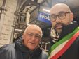 Il consigliere Roberto Ganzinelli e il sindaco Luca Robaldo