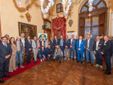 Nelle foto alcuni momenti dell'incontro promosso da Confapi Cuneo al Castello di Guarene