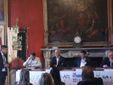 Qualche momento della presentazione della 25ª rassegna di "Coloratissimo autunno" a Fossano
