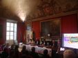 Qualche momento della presentazione della 25ª rassegna di "Coloratissimo autunno" a Fossano