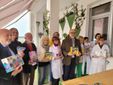 Savigliano, momenti della inaugurazione del Terrazzo in fiore nella Pediatria oncologica dell'Ospedale