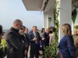 Savigliano, momenti della inaugurazione del Terrazzo in fiore nella Pediatria oncologica dell'Ospedale