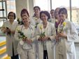 Zonta Saluzzo: rose gialle alle donne medico  (1)