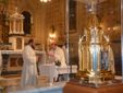 SAluzzo, celebrazione al Santuario delal Consolata, dove è giunto il reliquario con le reliquie di Santa Bernardette - foto tratta dal sito della Diocesi