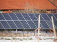 I pannelli fotovoltaici installati dall'azienda