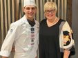 Andrea Serale con la professoressa Donatella Garello Andrea Serale con la professoressa Donatella Garello
