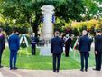 Il monumento alla memoria del Generale nel municipio di Saluzzo Il monumento alla memoria del Generale nel municipio di Saluzzo