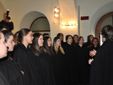L'esibizione tenuta dal coro dell'università