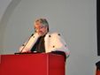 L'intervento del rettore Andrea Pieroni