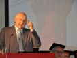 Un momento dell'applaudita lectio magistralis del prof. Zamagni
