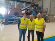 Mayco Ballatore e Maximiliano Costantino accolti dagli amministratori comunale di Verzuolo