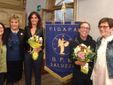 Saluzzo, il direttivo Fidapa con la presidente Sandra Ghione e la rappresentante del Distretto Nord Ovest Silvama Martino