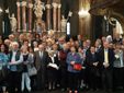 Saluzzo, Duomo: Monsignor Cristiano Bodo tra le coppie festeggiate per gli anniversari di matrimonio Saluzzo, Duomo: Monsignor Cristiano Bodo tra le coppie festeggiate per gli anniversari di matrimonio