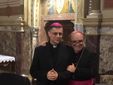 Monsignor Mellino col vescovo di Alba, Marco Brunetti Monsignor Mellino col vescovo di Alba, Marco Brunetti