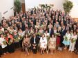 Con il gruppo dei premiati per i 35 anni in azienda (Foto Murialdo Muratore)