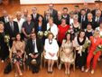 Con il gruppo dei premiati per i 40 anni in azienda (Foto Murialdo Muratore)